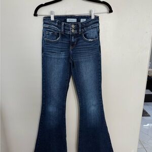 KanCan Dark Blue Flare Jeans